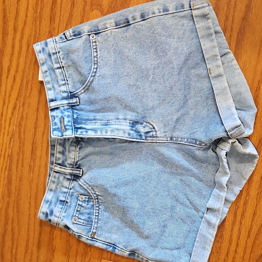 SweatyPocks Denim Blue Women's Shorts - Picture 4 of 7